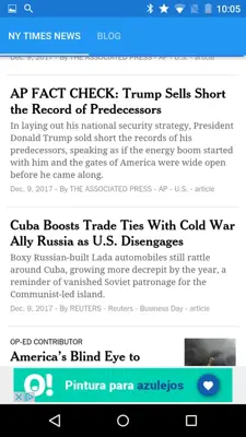 NY Times News android App screenshot 3