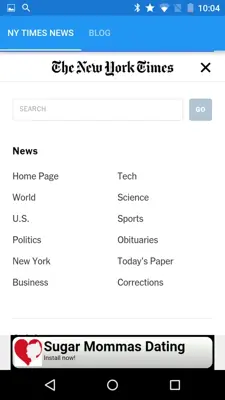 NY Times News android App screenshot 4