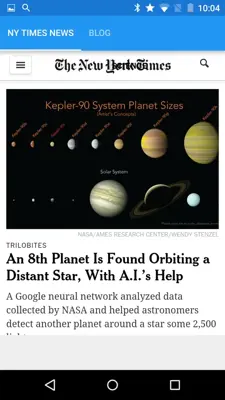 NY Times News android App screenshot 5