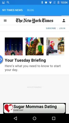 NY Times News android App screenshot 6